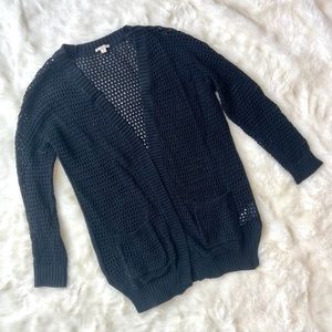 GAP Black Knit Cardigan